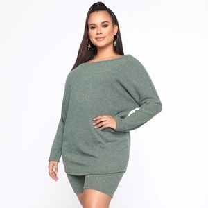 Fashion Nova Biker Short Set